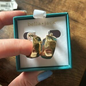 NEW Bella Jack gold hoops